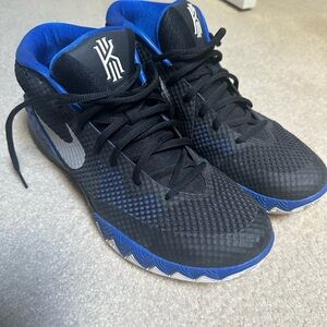 Nike Black and Blue Men's Shoes